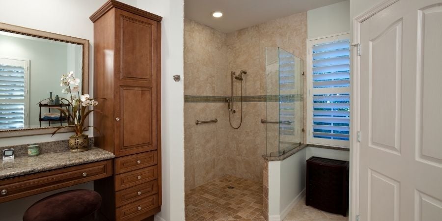 Bathroom with Features for Elder Individuals