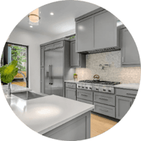 Neutral toned cabinets in Gainesville