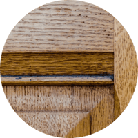 Oak wood kitchen cabinetry