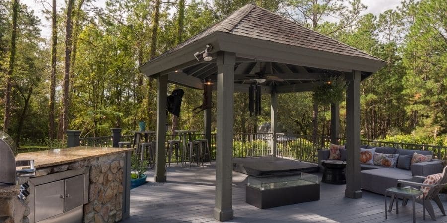 Millhopper Estates Backyard Gazebo