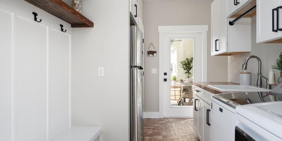 laundry and mudroom addition