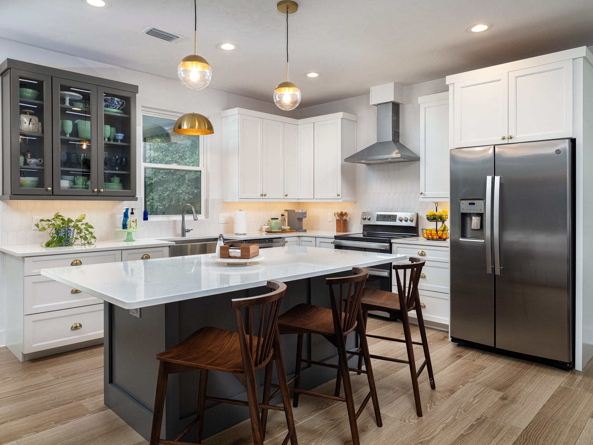 Custom Kitchen of ADU In Law Suite with Large Island - Maximizing Space in ADUs - Robinson Custom Homes & Renovations - Gainesville, FL