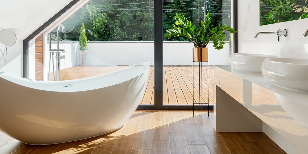Biophilic Natural Bathroom Design Ideas for Luxury Spa Bathrooms in Gainesville
