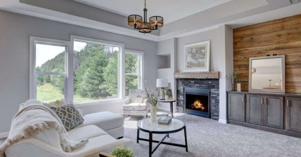 Interior of a whole home remodel in Gainesville, FL by Robinson Renovation