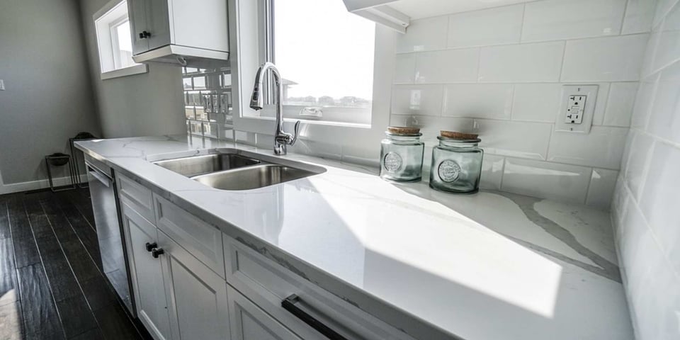 Counter-Luxury-Counter-Top-White-Kitchen-Kitchen-How to Design a Kitchen - Robinson Renovations and Custom Homes