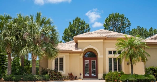 Custom stucco home - Alachua County FL -Robinson Renovation and Custom Homes